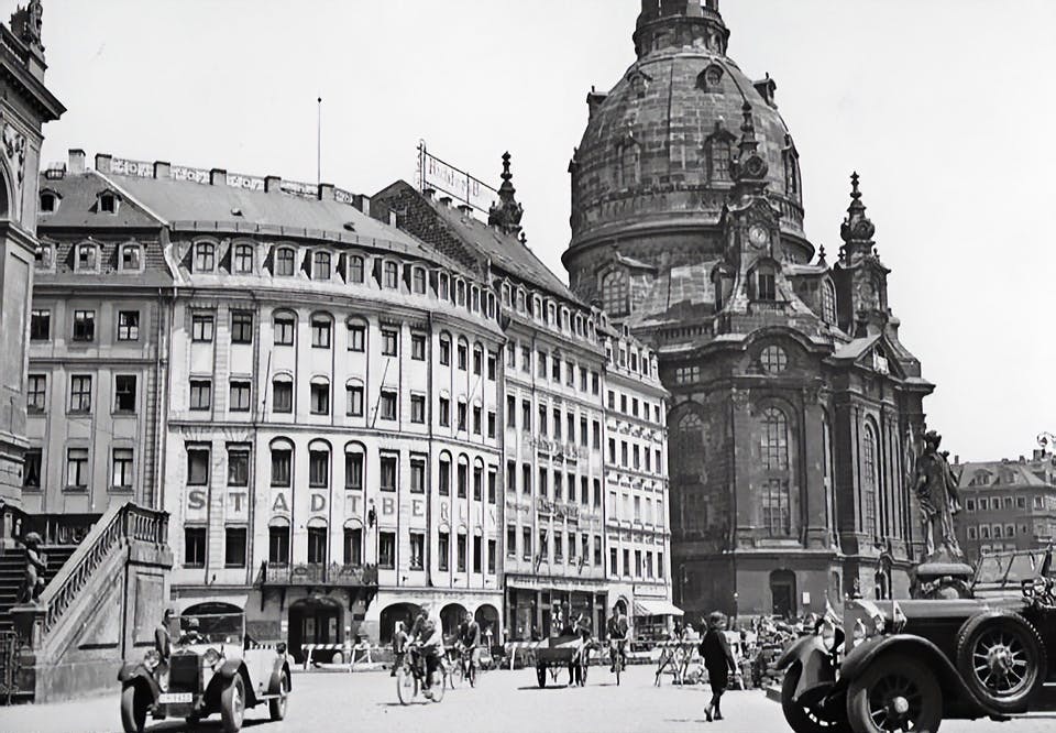 dresden frauenkirche neumarkt 1930 tal